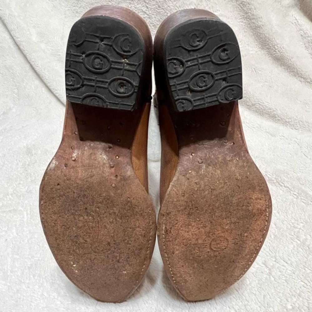 CIRCLE G BROWN SNIP TOE COWBOY BOOTS 7.5 - Picture 15 of 16
